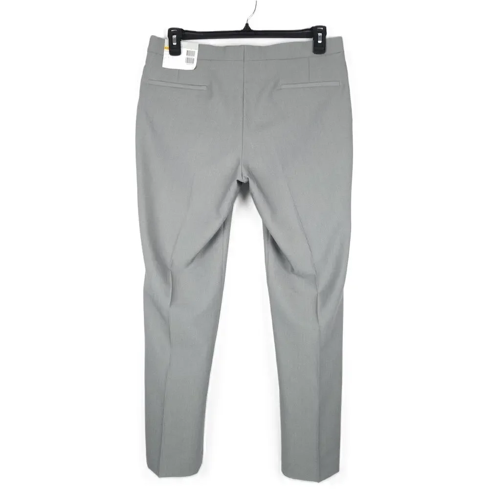 Alfani Mens Slim Fit 2 Piece Tuxedo Suit 46L 34x34 Grey Black Stretch Tech NWT